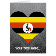 Compre la bandera de Uganda Tarjetas