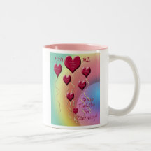 Compresión firmemente para el arco iris de la eter tazas de café