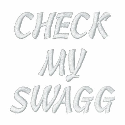 COMPRUEBE MI SWAGG SUDADERA ENCAPUCHADA