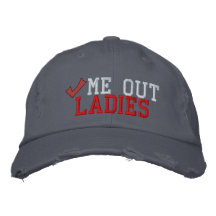 Compruébeme hacia fuera bordó el gorra gorra bordada