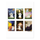Compuesto maltés del arte famoso (claro) postal