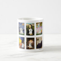 Compuesto maltés del arte famoso (claro) taza
