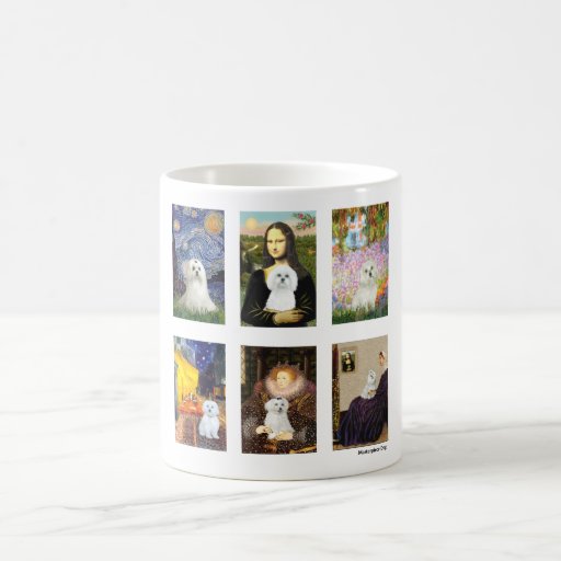 Compuesto maltés del arte famoso (claro) taza