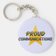 Comunicaciones orgullosas llavero