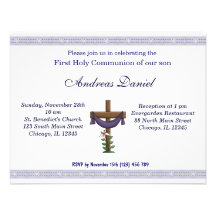 Comunión santa invitacion personal 