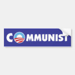 Comunista de Obama Pegatina De Parachoque