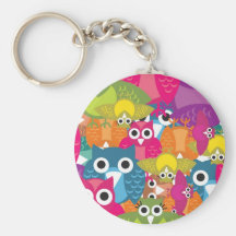 con aspecto de búho llaveros personalizados