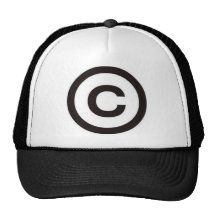 ¡Con derechos de autor esto! Gorros