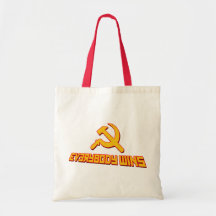 ¡Con socialismo todos gana! Sátira del gobierno Bolsas De Mano