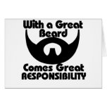 Con una gran barba viene el gran resposibility tarjeton