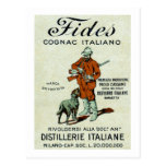 Coñac de 1905 italianos postales