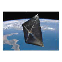 Concepto del artista de NanoSail-D en espacio Fotografía
