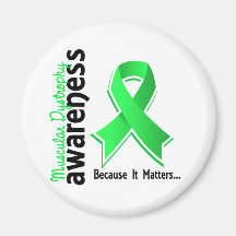 Conciencia 5 de la distrofia muscular iman de frigorífico