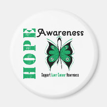 Conciencia de la esperanza del cáncer de hígado imán de frigorífico