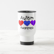 Conciencia del autismo tazas
