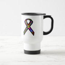 Conciencia del autismo tazas de café