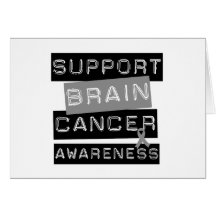 Conciencia del cáncer de cerebro de la ayuda felicitación