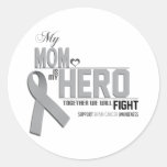 Conciencia del cáncer de cerebro: mamá pegatina