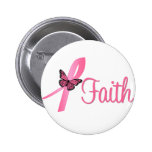 Conciencia del cáncer de pecho de la fe pins