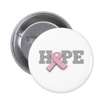 Conciencia del cáncer de pecho - esperanza rosada  pin