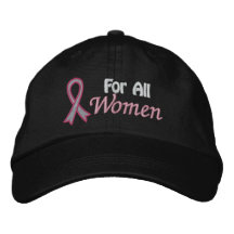 Conciencia del cáncer de pecho para todas las muje gorra bordada