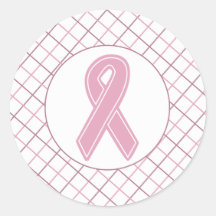 {Conciencia del cáncer de pecho} pegatina rosado d