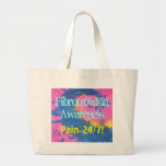 ¡Conciencia del Fibromyalgia, Pain~24/! Bolso Bolsa De Mano
