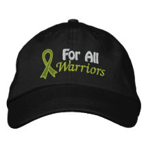 Conciencia del linfoma para todos los guerreros gorra de beisbol bordada