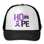 Conciencia del lupus de la esperanza gorro de camionero