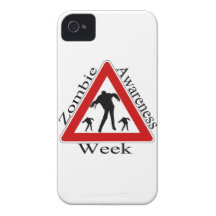 Conciencia del zombi iPhone 4 carcasas