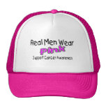 Conciencia real del cáncer del rosa del desgaste d gorros  