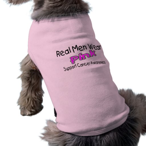 Conciencia real del cáncer del rosa del desgaste d camiseta de perrito
