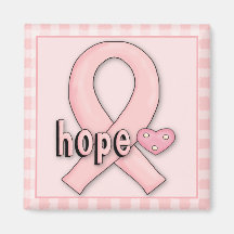 Conciencia rosada del cáncer de pecho de la cinta  iman de nevera