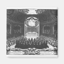 Concierto en el jardín de Trianon Imán De Frigorifico