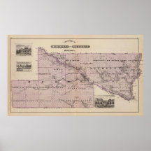 Condados de Brown y de Nicollet, Minnesota Posters