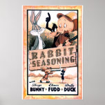 Condimento Looney del conejo de los tonos Poster