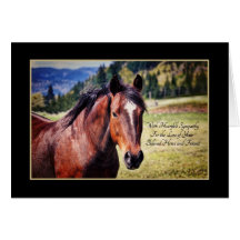Condolencia para la pérdida de caballo querido del felicitaciones