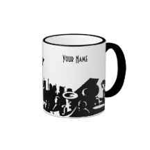 Conduciendo la música - taza personalizada