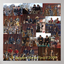 Conductores belgas del tirón de los finales de los posters