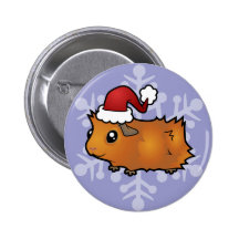 Conejillo de Indias del navidad (desaliñado) Pins