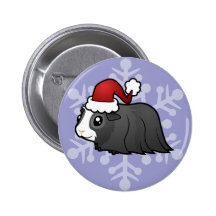 Conejillo de Indias del navidad (pelo largo) Pins