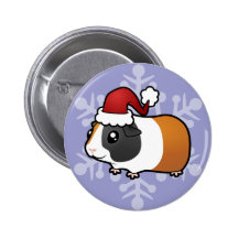Conejillo de Indias del navidad (pelo liso) Pins