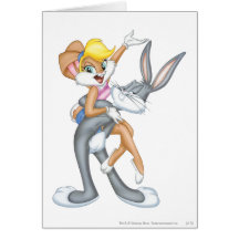 Conejito 2 de Bugs Bunny y de Lola Tarjetas