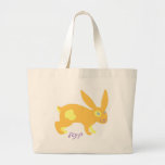 Conejito anaranjado lindo "kinigle" en Yiddish Bolsas