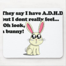 Conejito de ADHD Tapete De Ratones