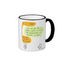 Conejito de Badass (Mahoney Joe MJ829) Tazas De Café