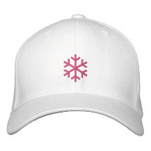 Conejito de la nieve gorras de béisbol bordadas