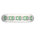 Conejito de la verde menta de Kawaii Patín Personalizado