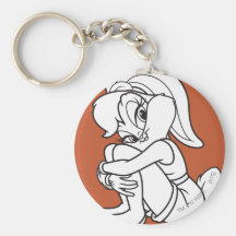 Conejito de Lola coqueto Llaveros Personalizados