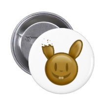 Conejito de pascua del chocolate pins